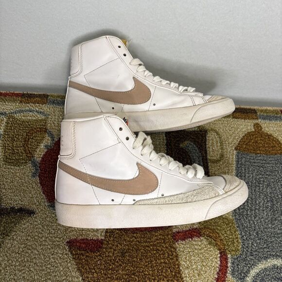 Nike Blazer Mid '77 Vintage White & Pink Oxford Sneakers CZ1055-118 Size 6 - Picture 3 of 5